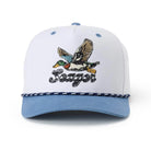 Seager Men's White/Blue Greenhead Snapback MHSU26GHEDWHT