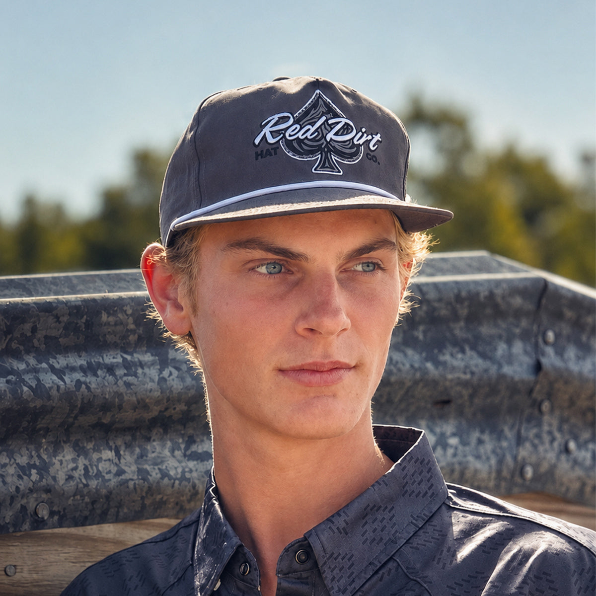 Red Dirt Hat Co Men's Charcoal Hold 'Em Snapback RDHC-617