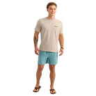 Men's Huk River Rock Heather KC Americana T-shirt H1000588-194
