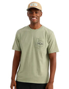 Huk Men's Seagrass Marlin Circle Pocket Tee H1000594-383