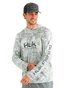 Huk Men's Mossy Oak Seagrass Pursuit Performance Hoodie H1200611-383