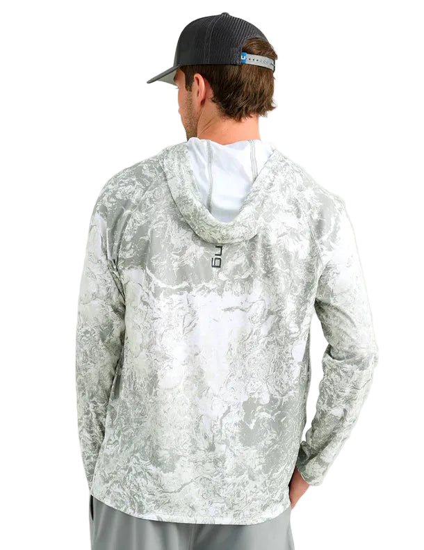 Huk Men's Mossy Oak Seagrass Pursuit Performance Hoodie H1200611-383