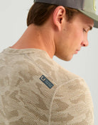 Huk Men's River Rock Camo A1A Pro Long Sleeve Crew Shirt H1200742-188