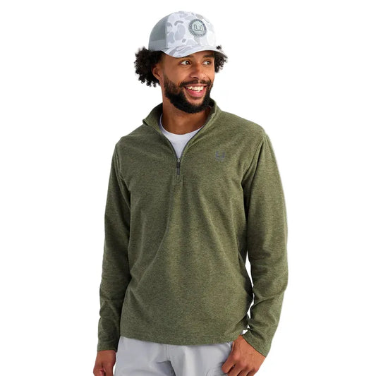 Men's Huk Leeward Lightweight Fleece 1/4 Zip H1300119-318