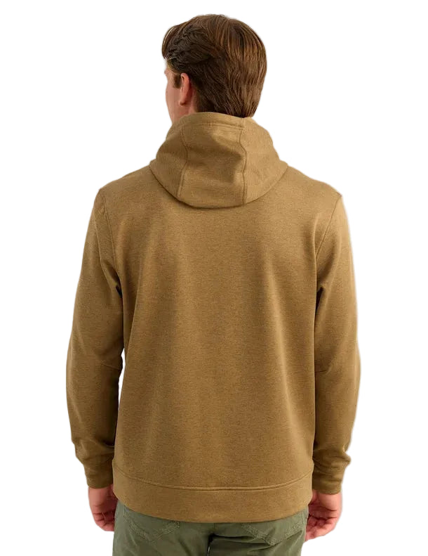 Huk Men's Saltmarsh Heather Coldfront + Fleece Hoodie H1300153-253