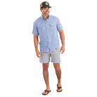 Men's Huk Tide Point Short Sleeve Button-Down H1500171-462 - Crazy House Western Wear