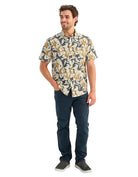 Huk Men's Dark Shadow Petal Kona Button-Down H1500212-060