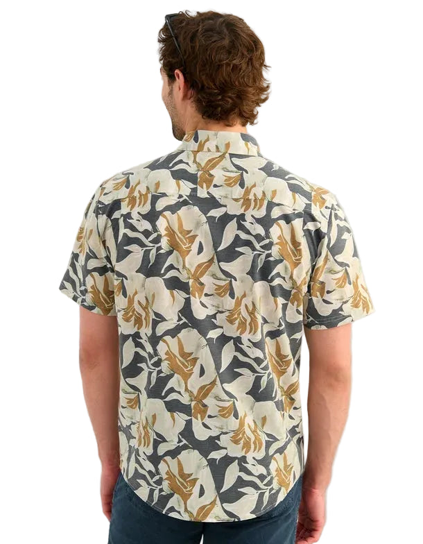Huk Men's Dark Shadow Petal Kona Button-Down H1500212-060