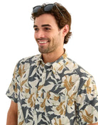 Huk Men's Dark Shadow Petal Kona Button-Down H1500212-060