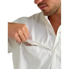 Men's Huk Pale Algae Mini Check Tide Point Short Sleeve Button-DownH1500220-384