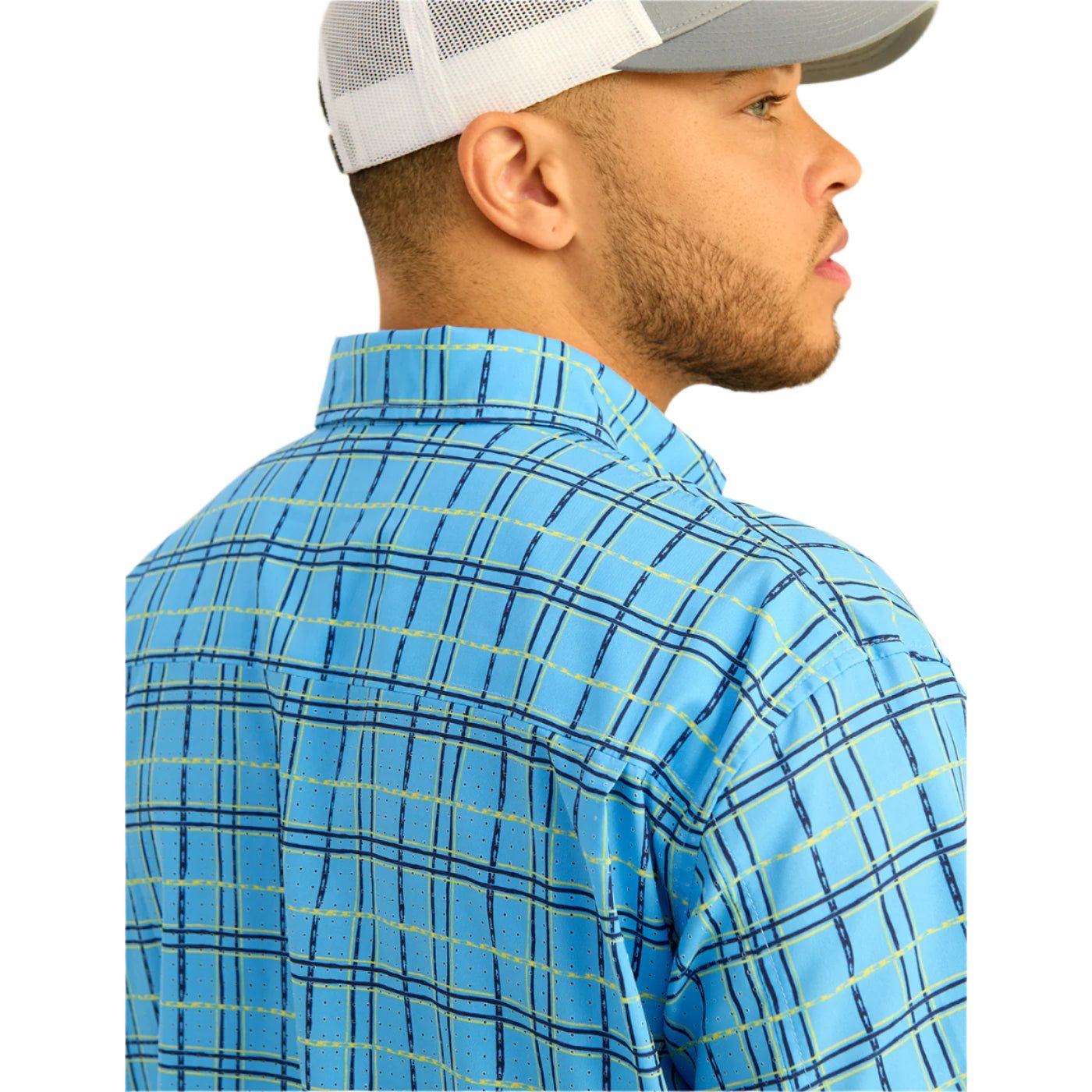 Men's Huk Tide Point Short Sleeve Button-Down H1500220-420 - Crazy House Western Wear