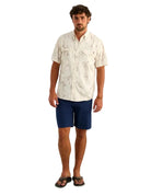 Huk Men's Egret Camo KC Tide Point Short Sleeve Button-Down H1500221-106
