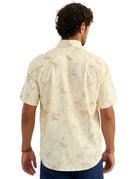 Huk Men's Egret Camo KC Tide Point Short Sleeve Button-Down H1500221-106