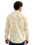 Huk Men's Egret Tideloom Camo KC Print Tide Point Button-Down H1500254-106