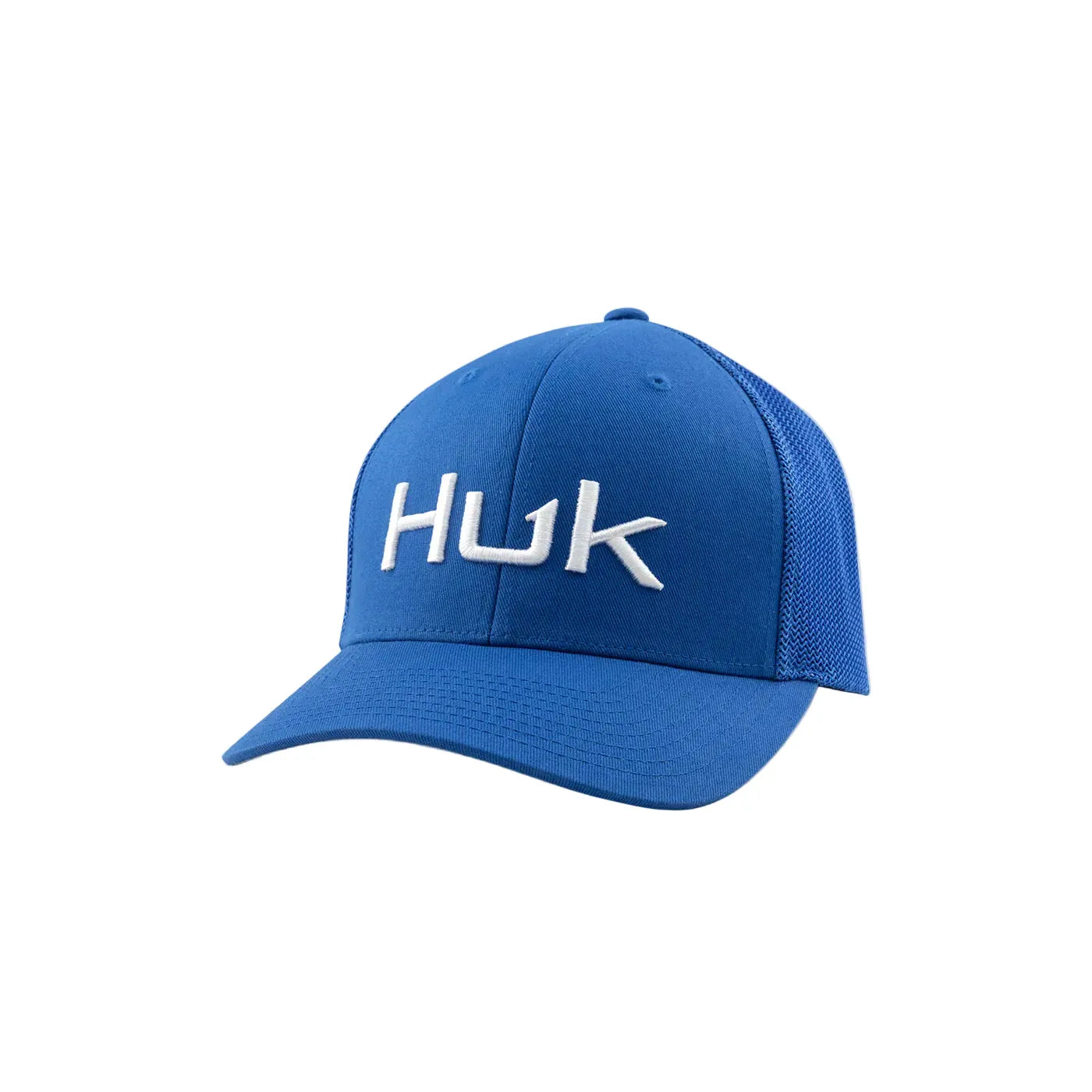 Men's Huk Vessel Blue Embroidered 110 Trucker Hat H3000523-430