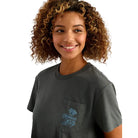Women's Huk Dark Shadow Seas The Day Pocket T-shirt H6100127-060