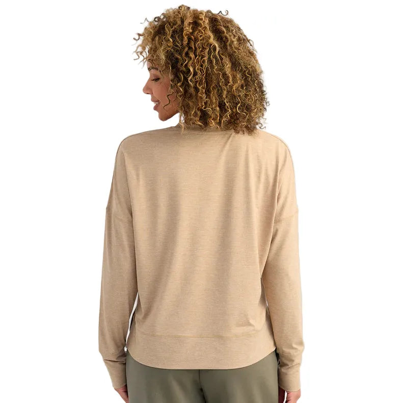 Women's Huk Bayside Pullover Crew H6120209-204