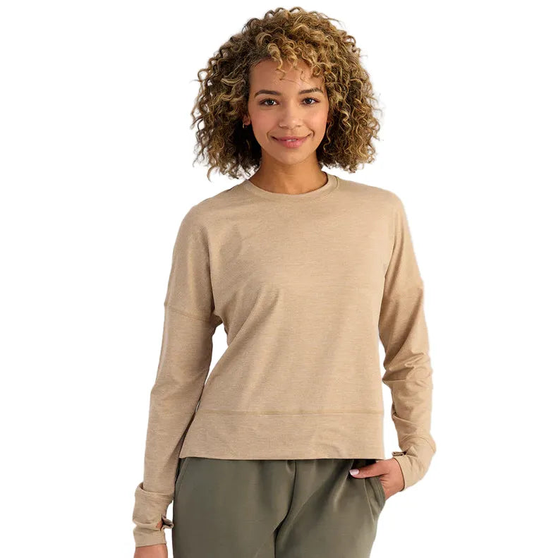 Women's Huk Bayside Pullover Crew H6120209-204