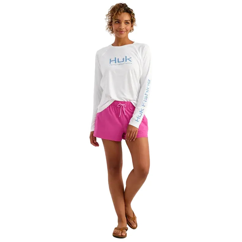 Women's Huk Fuchsia Flash Isla Shorts H6200092-562