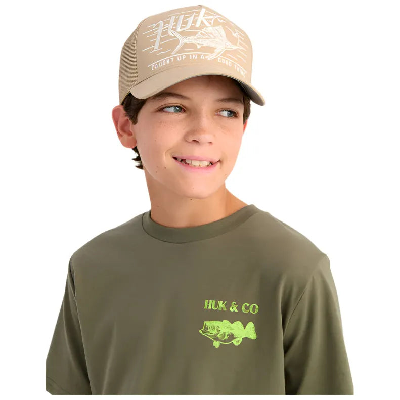 Boy's Huk and Co Tee H7100108-316 - Crazy House Western Wear