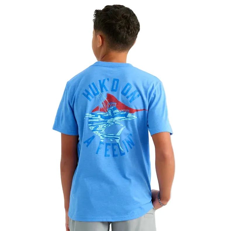 Boy's Huk Regatta Heather Huk'd On T-shirt H7100115-475