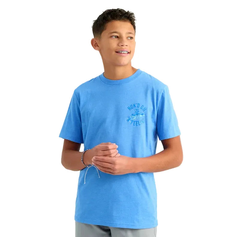 Boy's Huk Regatta Heather Huk'd On T-shirt H7100115-475