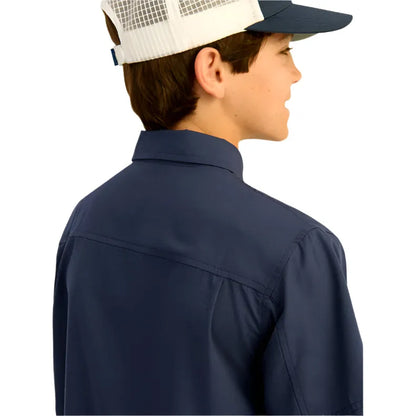 Boy's Huk Tide Point Short Sleeve Button Down H7150002-413 - Crazy House Western Wear