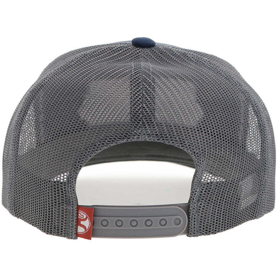 Men's Hooey "Diamond" Navy and Grey Cap 2422T-NVGY