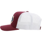 Hooey "Diamond" Red and White Cap with Black and Tan Patch 2422T-RDWH - Crazy House Western Wear