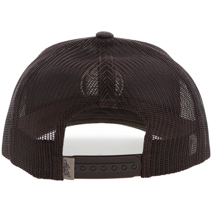Men's Hooey "Primo" Brown Cap With Black and Cream Patch 2446T-BRBK - Crazy House Western Wear