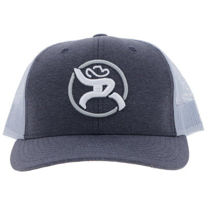 Men's Hooey "Strap" Roughy Hat Charcoal and White 4032T-CHWH - Crazy House Western Wear