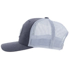 Men's Hooey "Strap" Roughy Hat Charcoal and White 4032T-CHWH - Crazy House Western Wear