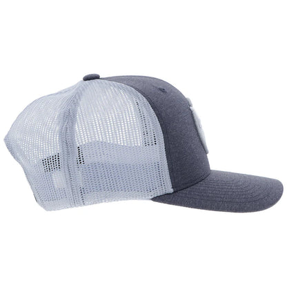 Men's Hooey "Strap" Roughy Hat Charcoal and White 4032T-CHWH - Crazy House Western Wear