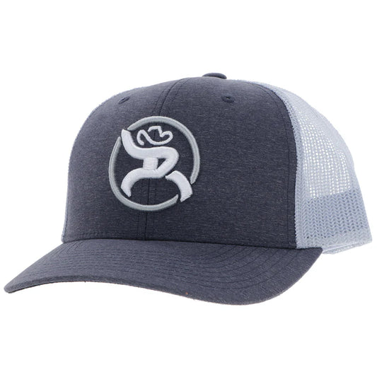 Men's Hooey "Strap" Roughy Hat Charcoal and White 4032T-CHWH - Crazy House Western Wear