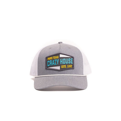 Crazy House Unisex Grey and White Snapback with est 1992 Patch - Crazy House Western Wear