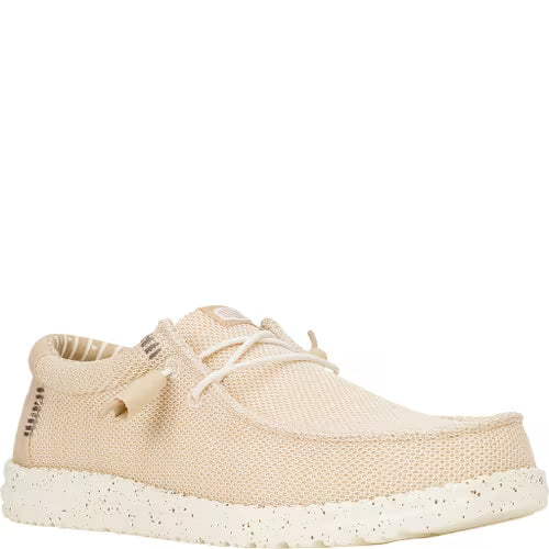 Men's Hey Dude Wally Stretch Sox Casual Shoes Irish/ Egret 41898-0LZ