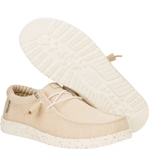 Men's Hey Dude Wally Stretch Sox Casual Shoes Irish/ Egret 41898-0LZ