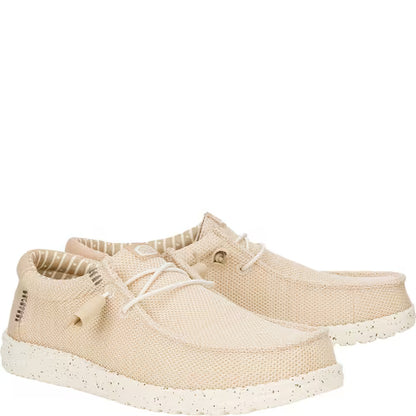 Men's Hey Dude Wally Stretch Sox Casual Shoes Irish/ Egret 41898-0LZ