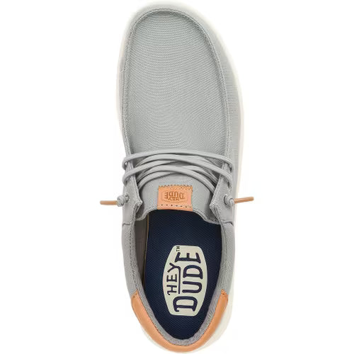 Men's Hey Dude Paul Canvas Monument Gray Casual Shoes 43151-1UM