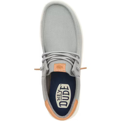 Men's Hey Dude Paul Canvas Monument Gray Casual Shoes 43151-1UM