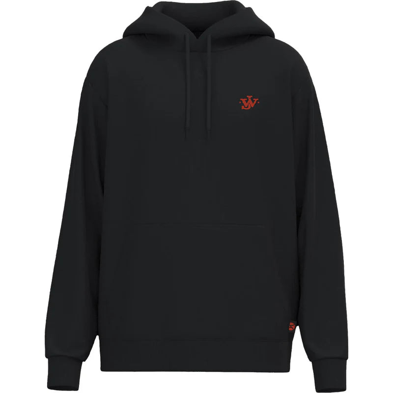 Men's Hooey "John Wayne" Black w/Red & White Logo Hoodie HH1381BK