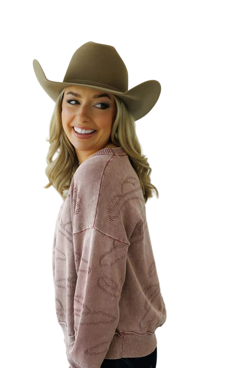 Howdy Hanny Women's Cowboy Sweater Hat