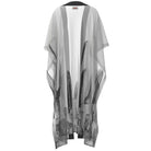 Women's Hooey "Kimono" Black and White Cactus Print Cover Up HV112WHBK - Crazy House Western Wear