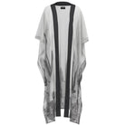 Women's Hooey "Kimono" Black and White Cactus Print Cover Up HV112WHBK - Crazy House Western Wear
