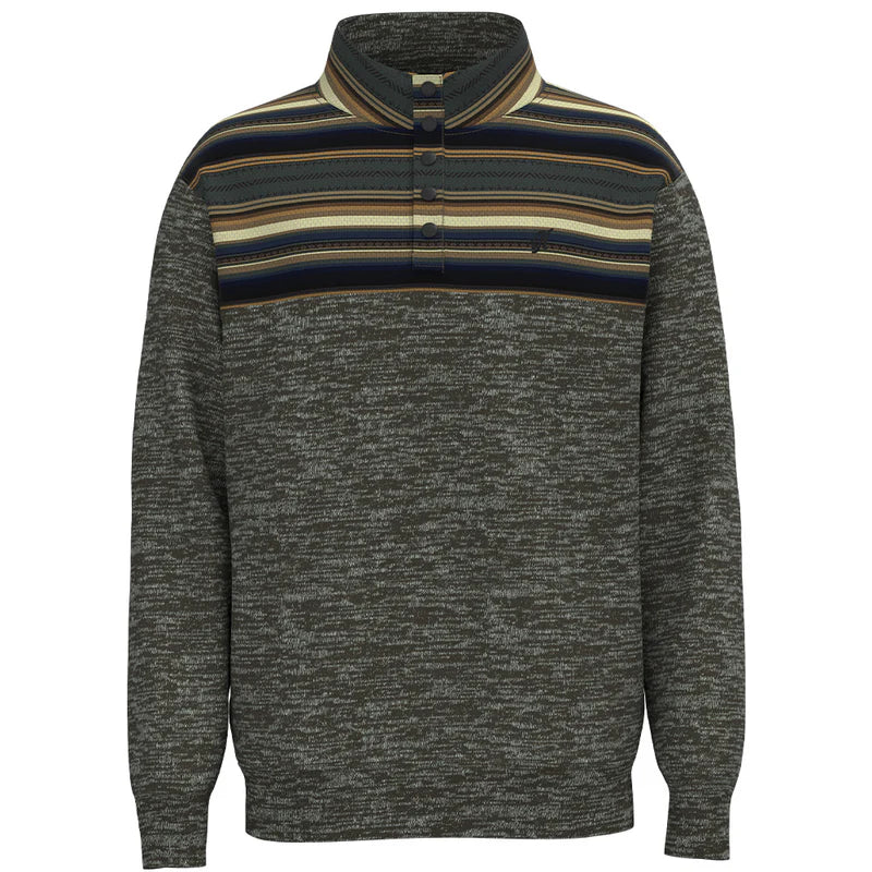 Men's Hooey "Stevie" Pullover Brown w/Serape HH1348BRSP
