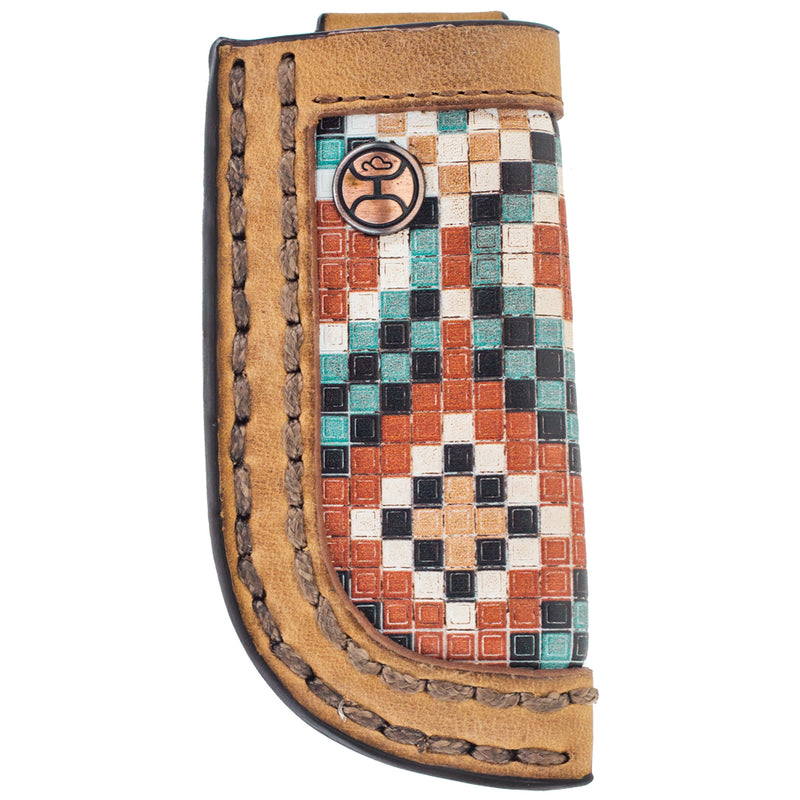 Hooey "Takoda" Tan and Aztec Knife Sheath HKS019-TNAZ
