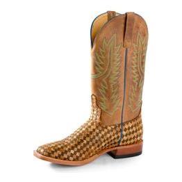 Men's Horsepower Unbeweavable Toast / Antique Bison with 13" Honey Crazyhorse Top HP1758 - Crazy House Western Wear
