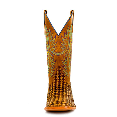 Men's Horsepower Unbeweavable Toast / Antique Bison with 13" Honey Crazyhorse Top HP1758 - Crazy House Western Wear
