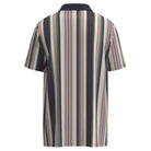 Men's Hooey "The Weekender" Gray Polo with Red and Blue Stripes HP2601NVST