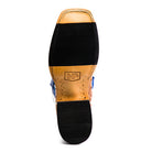 Men's Top Hand Antique Saddle Full Quill Ostrich with 13" Blue Sinsation Top HP8005 - Crazy House Western Wear